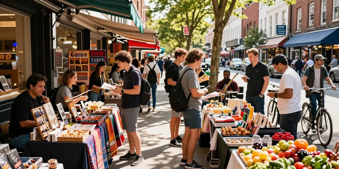 Exploring vibrant urban shopping stalls in city market highlighting local products and community engagement at https://forumup.org/shop/search.php?ca_id=&addr1=&addr2=&addr3=&schKeyword=.
