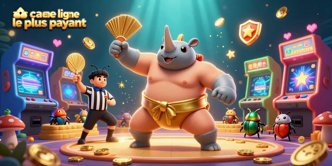 Revivez le frisson du casino en ligne le plus payant avec des personnages 3D animés entourés de pièces d'or.