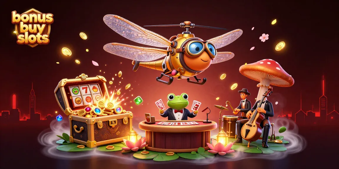 Experience the thrill of bonus buy slots with vibrant, dynamic casino action featuring jazz, excitement, and adventure.