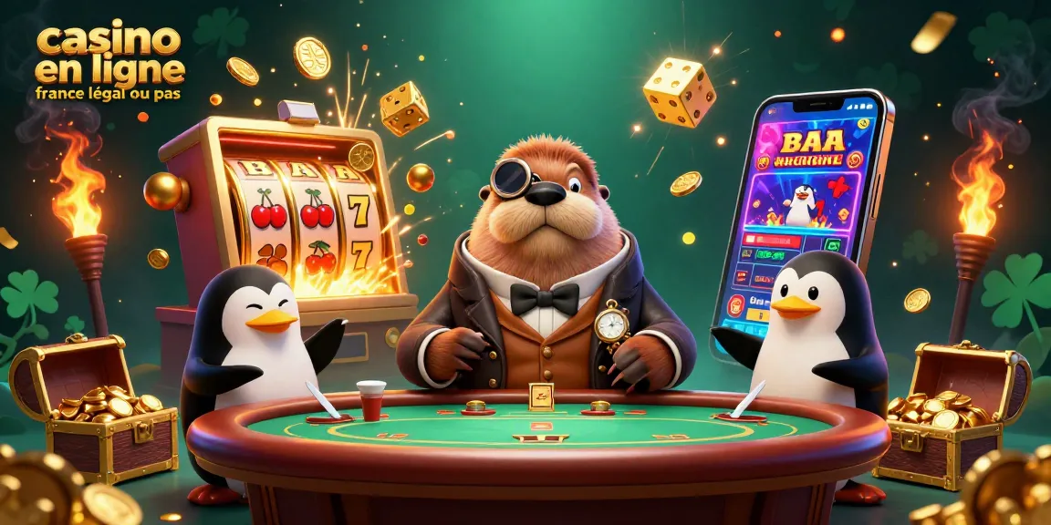 Jouer au casino en ligne France légal ou pas avec des personnages amusants lors d'une partie de poker sous-marine.