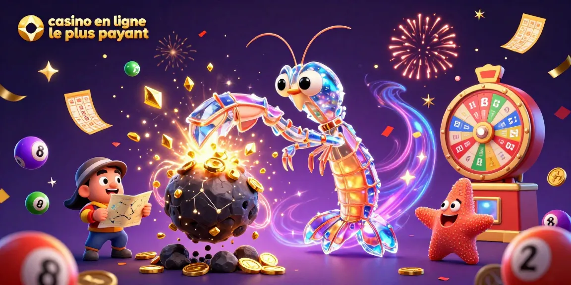 Casino en ligne le plus payant : un samouraï mantis shrimp remporte des gains dorés dans une scène animée.