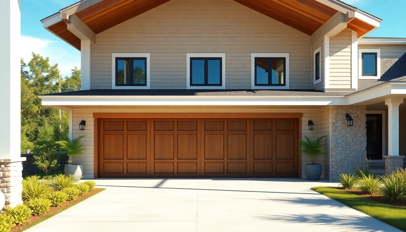 Enhance your cape cod home addition with a modern design featuring an elegant garage and lush coastal scenery.