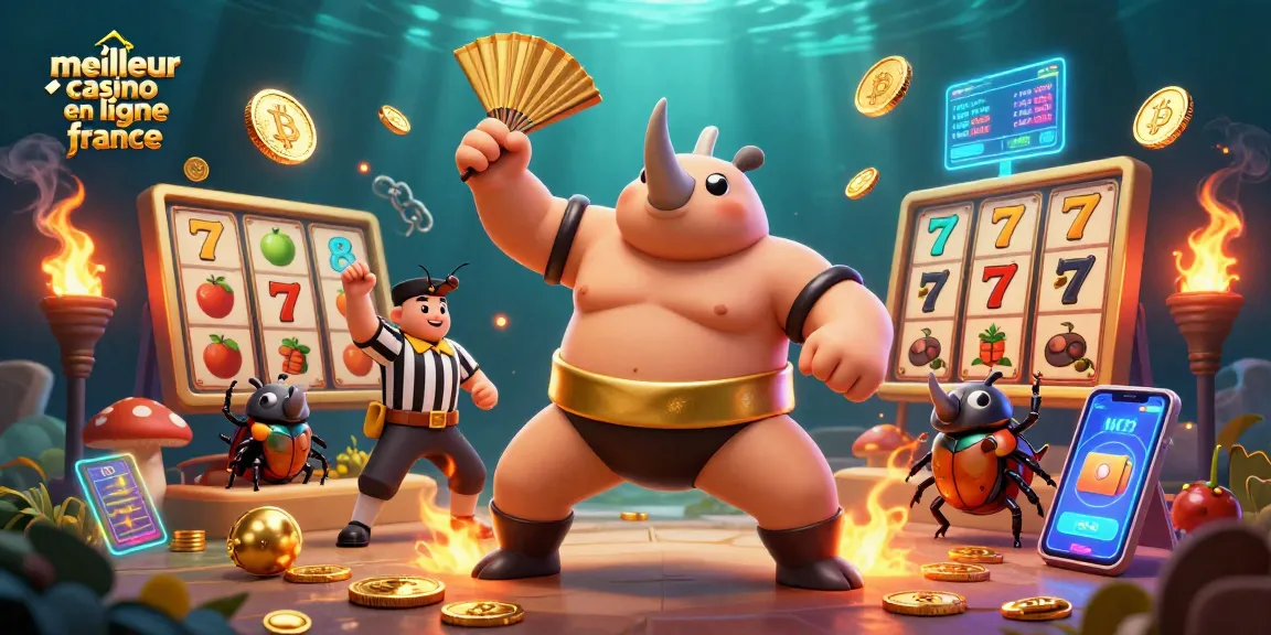 Découvrez les aventures palpitantes au meilleur casino en ligne France avec un insecte rhinocéros champion.