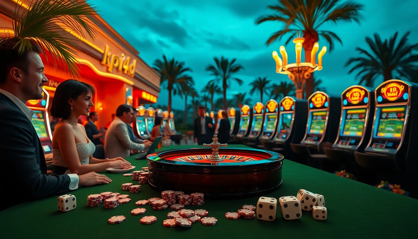 Experience the excitement of casino gaming with kpi4d highlighted on a luxurious roulette table.