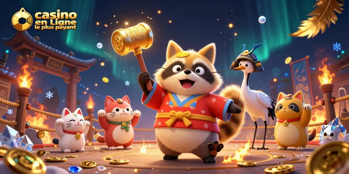 Jouer sur le casino en ligne le plus payant avec des jackpots et des personnages animés heureux.