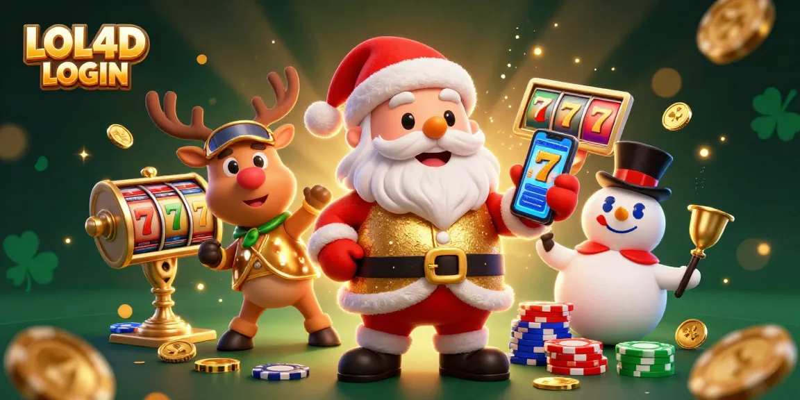 Temukan peluang menang di LOL4D LOGIN dengan Santa dan teman-temannya di kasino yang mengesankan.