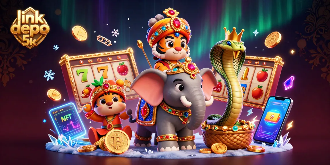 Experience excitement at link depo 5k with vibrant slot reels and jackpots in a thrilling casino atmosphere.