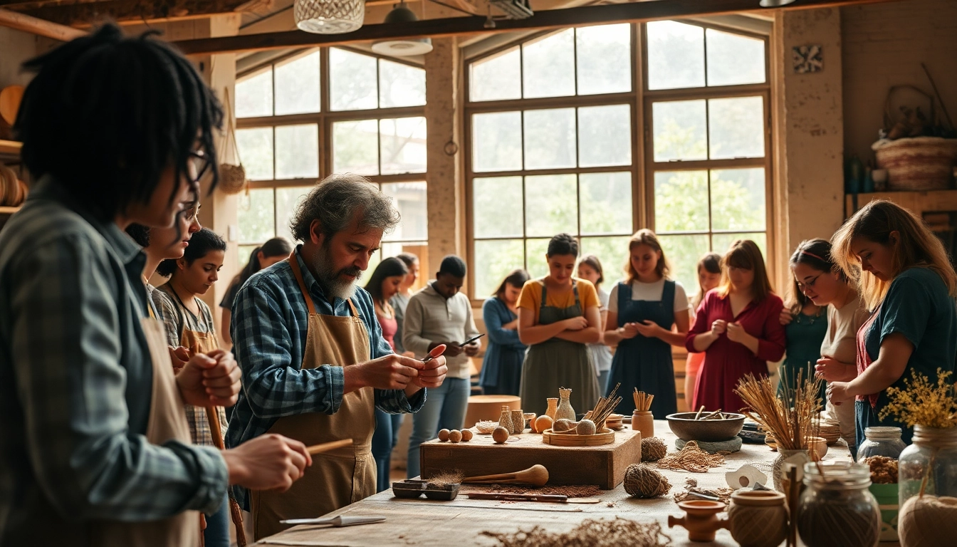 Learn practical craft training methods in an interactive and inspiring workshop setting.