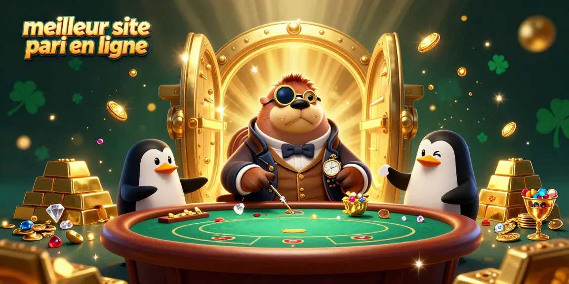 Découvrez "meilleur site pari en ligne" aux tables de poker sous-marines avec des personnages colorés.