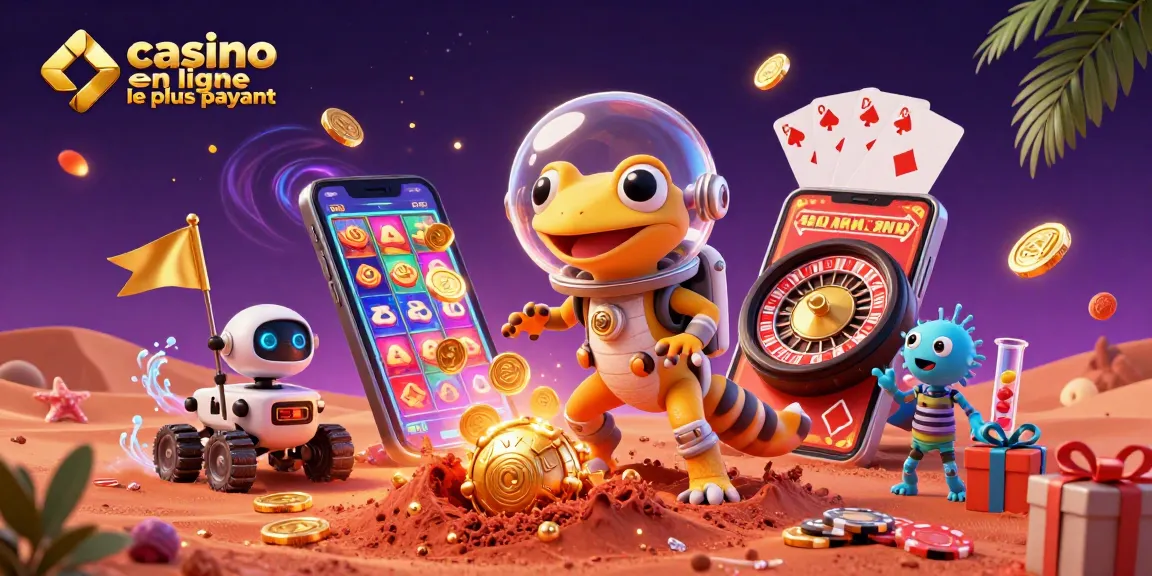 Jouez au meilleur casino en ligne le plus payant pour gagner gros avec des machines à sous colorées.