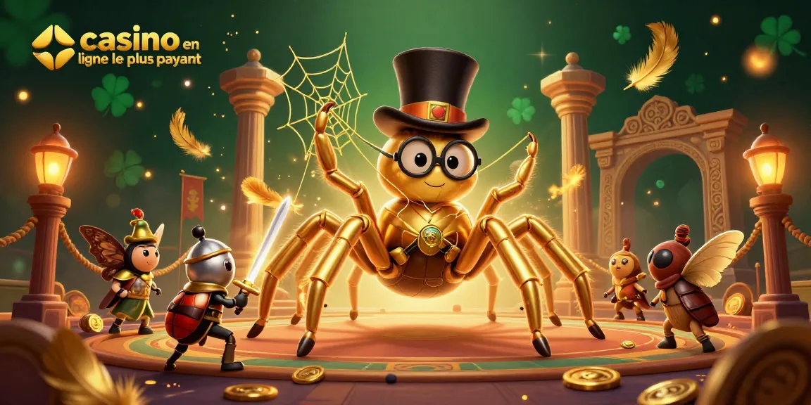 Découvrez les plus grands gains avec le casino en ligne le plus payant dans cette illustration dynamique.