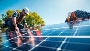 Solar Installers Near Me help in residential solar panel installation, reflecting a clean and sustainable energy future.