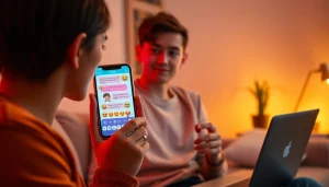 Engaging ai sexting chat between a user and AI character on a smartphone