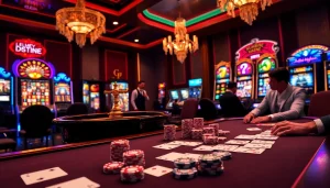 Players experiencing excitement at ga 6789's luxurious online casino gaming.