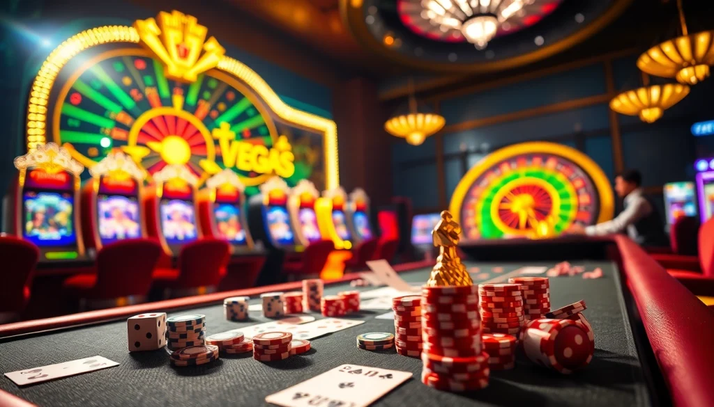 Experience the excitement of gambling at https://thabet.vegas/ featuring dynamic casino tables and vibrant slot machines.