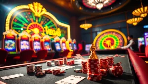 Experience the excitement of gambling at https://thabet.vegas/ featuring dynamic casino tables and vibrant slot machines.