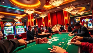 The excitement of poker with players engaged in high-stakes action at rikvip uy tín casino.