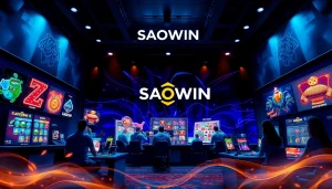 Khung cảnh hấp dẫn của người chơi trên nền tảng SAOWIN 50 Win trực tuyến, thể hiện sự hứng khởi trong trải nghiệm trò chơi.