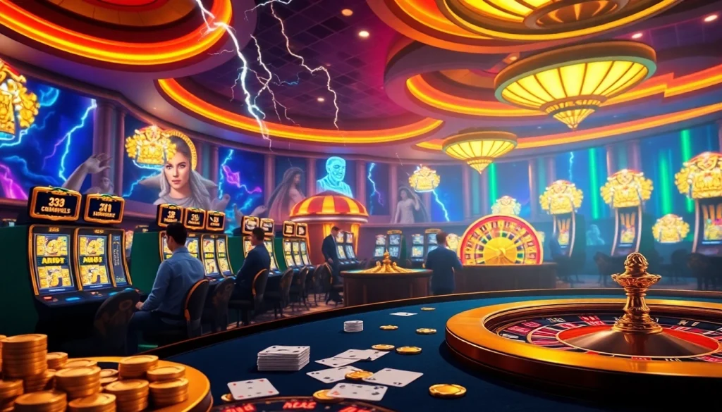 Mainkan slot Olympus 1000 yang seru dengan elemen permainan yang penuh warna di kasino mewah.