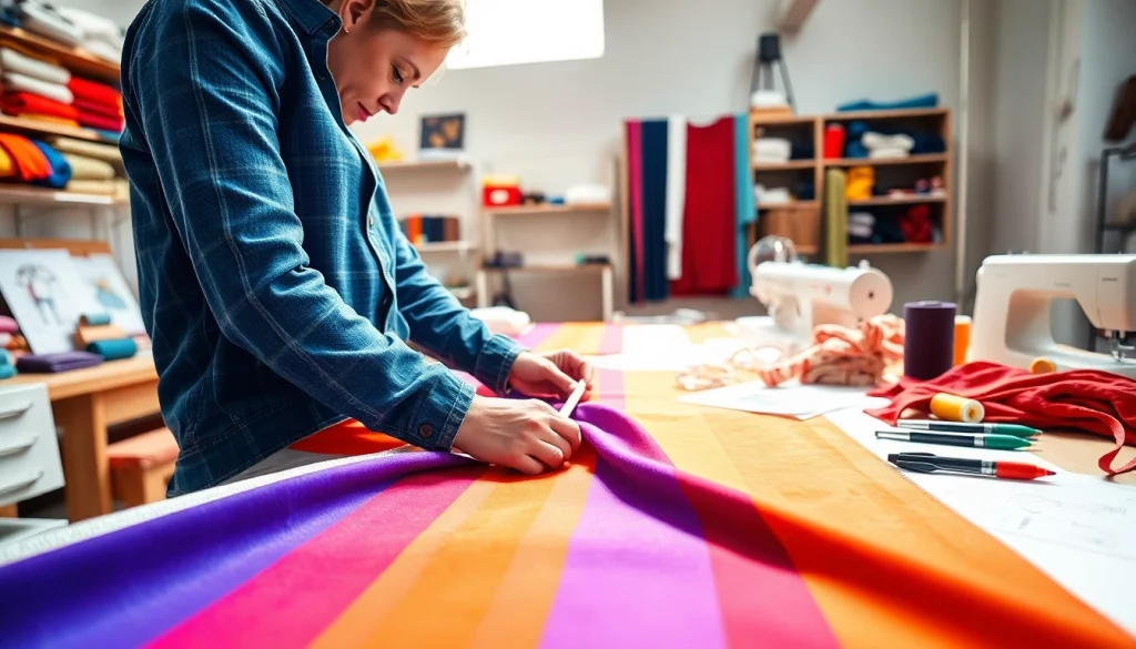 Ontdek de veelzijdigheid van stretch katoen in een creatieve naaiwerkplaats.