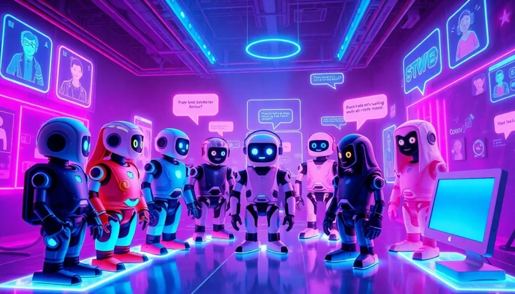 Explore dynamic interactions with the best nsfw ai chatbots in a vibrant digital community setting.