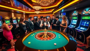 Découvrez l'excitation au meilleur casino en ligne 2026 avec une table de roulette vibrante.