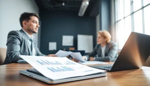 An engaged team conducting a bid-no-bid analysis with charts and discussions for informed decisions.