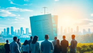 Analiza regulacji AI w kontekście technologii z grupą profesjonalistów w tle.